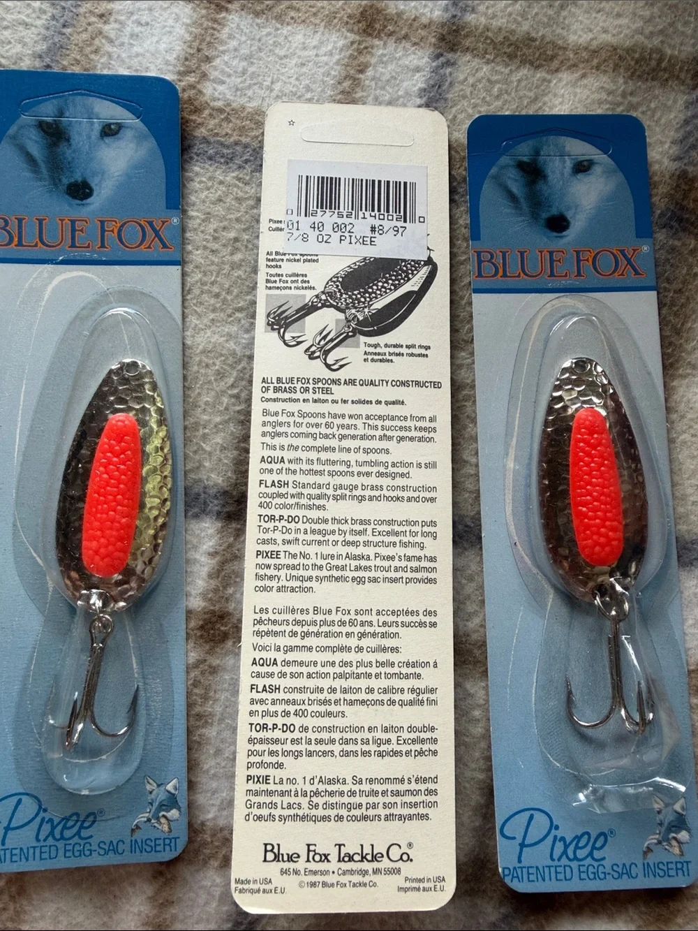 Pixee Dog Toy - Silver with Bright Orange Insert